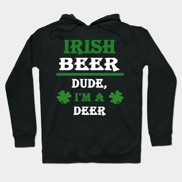 Mid Beer Drunk Pub Ireland Irish Holiday Hoodie by FindYourFavouriteDesign
